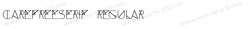 carefreeserif regular字体转换